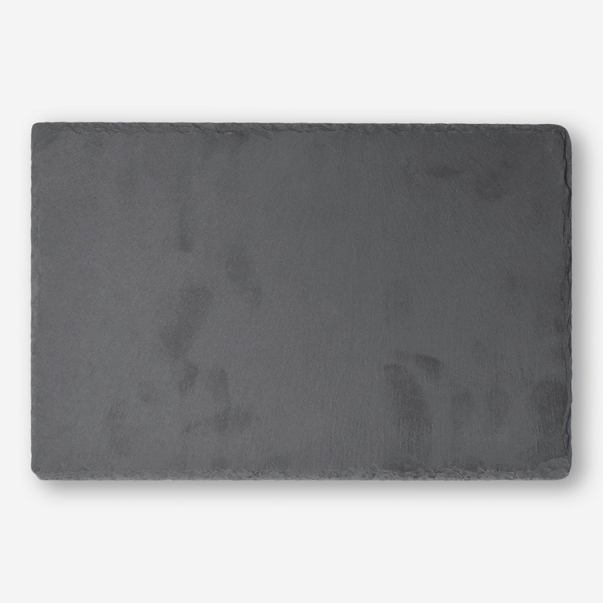 Black serving plate