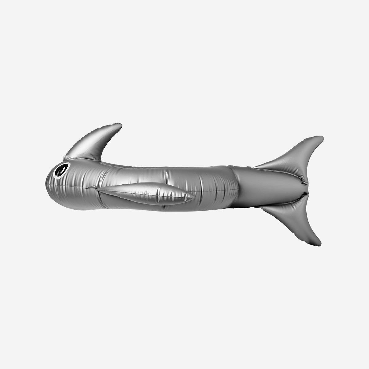 Grey inflatable swim ring