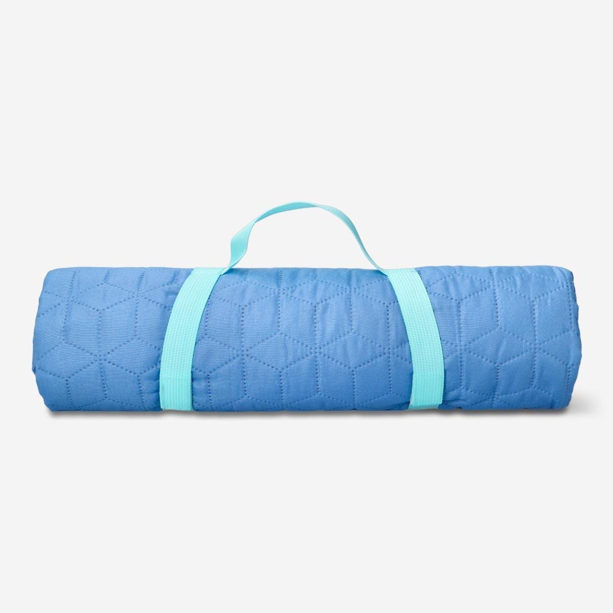 Blue picnic blanket