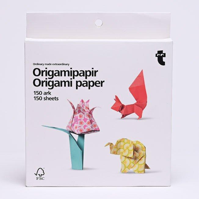 Multicolour origami paper