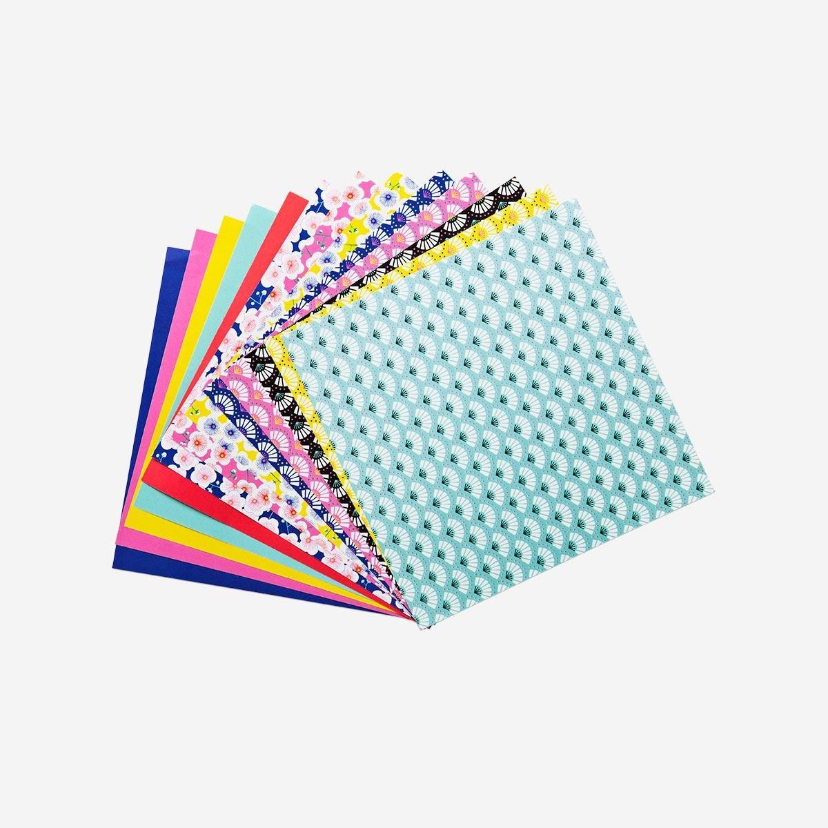 Multicolour origami paper