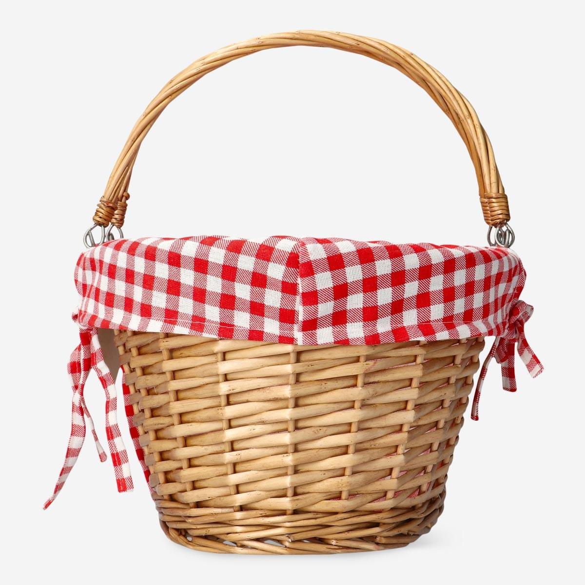 Multicolour red picnic basket