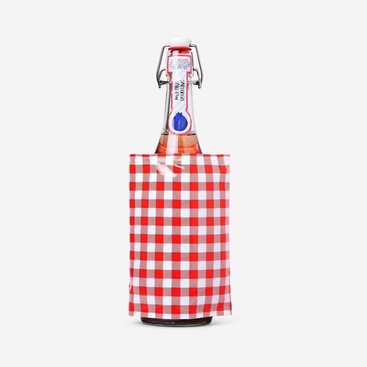 Red bottle cooler