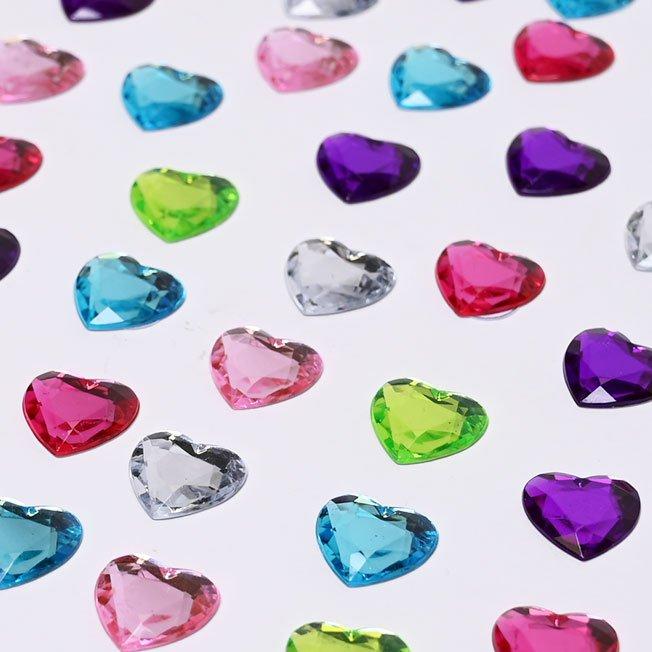 Multicolour decoration hearts