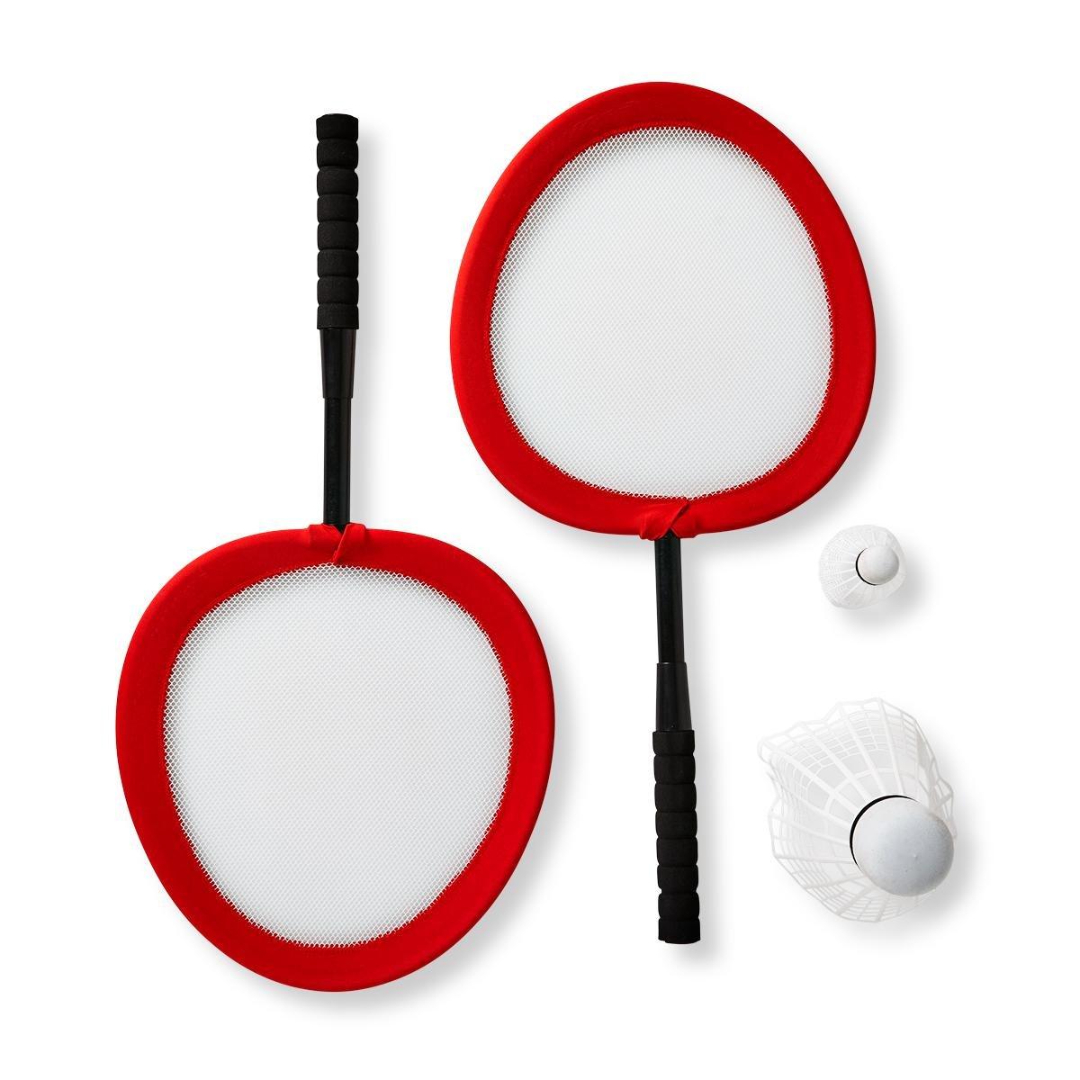 Red badminton set