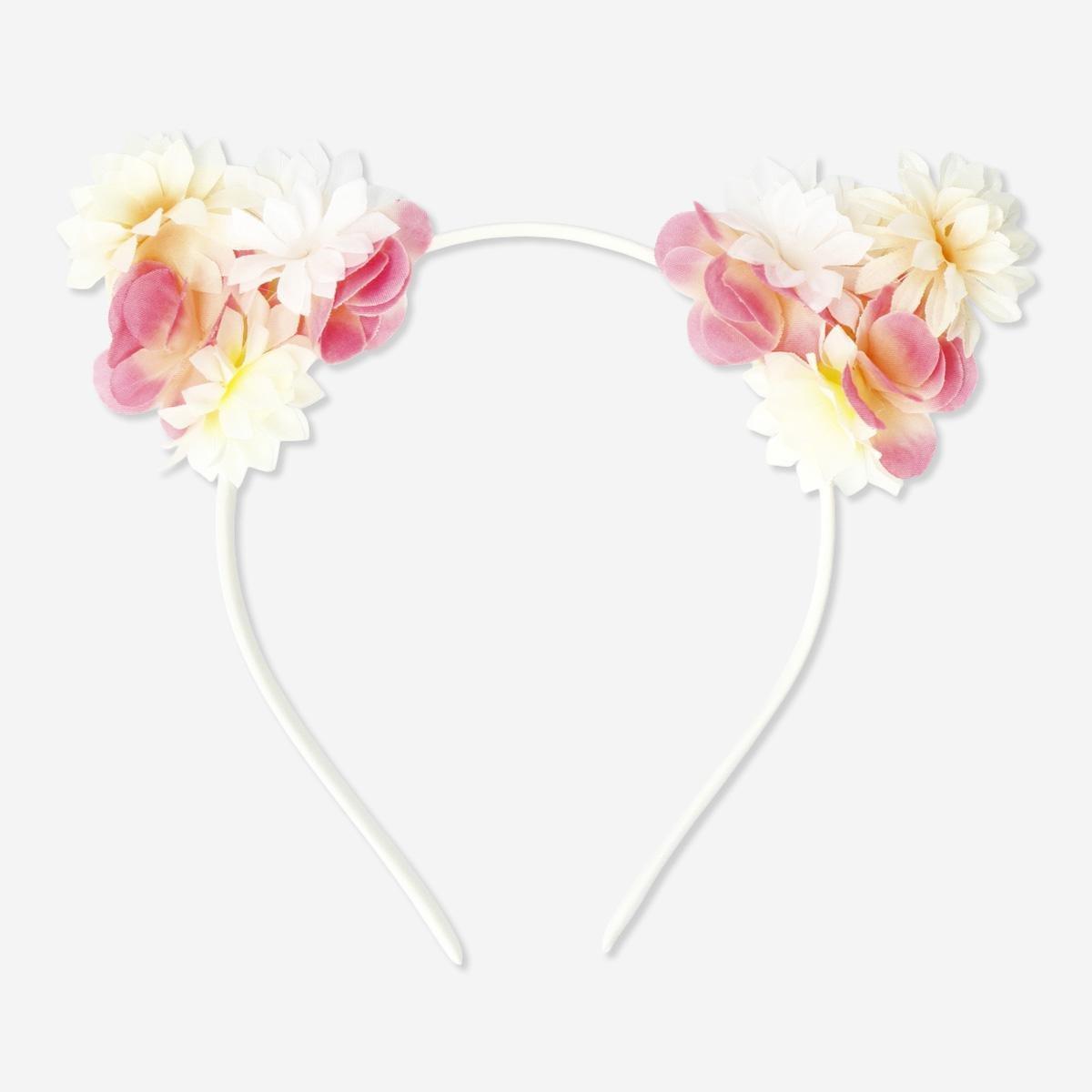 Multicolour pink hairband