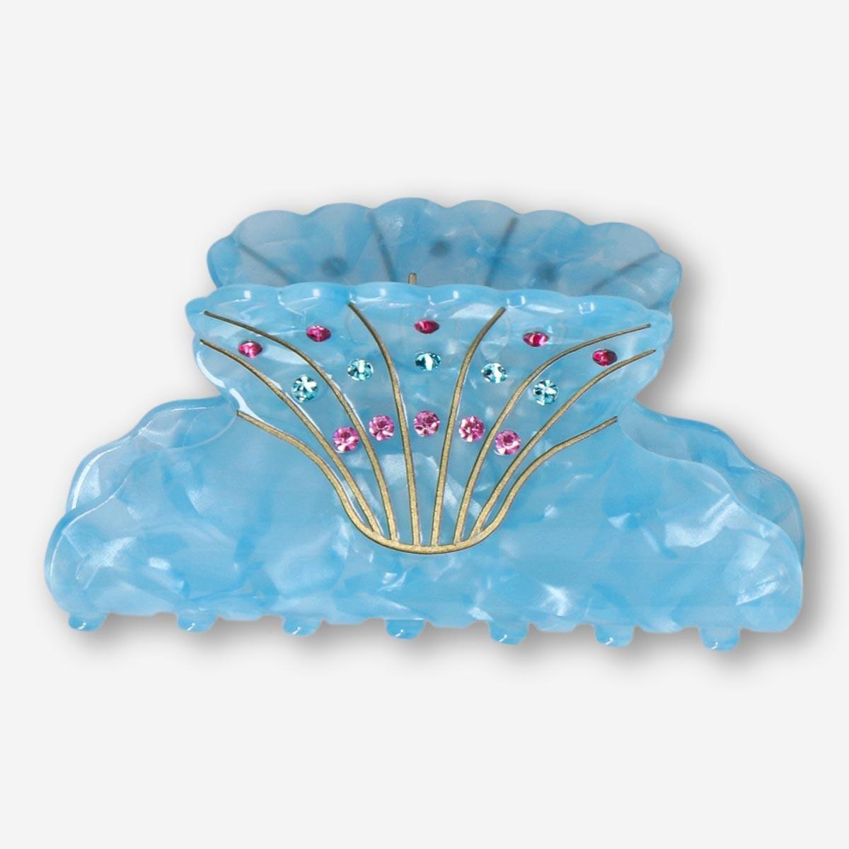 Blue hair clip