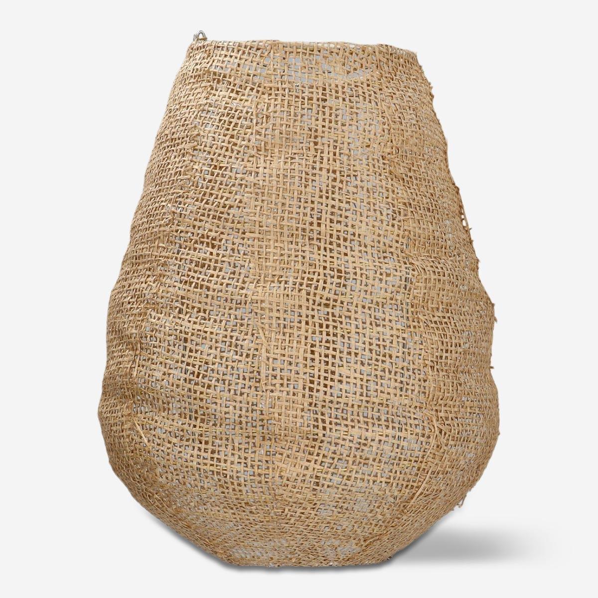 Brown woven lampshade