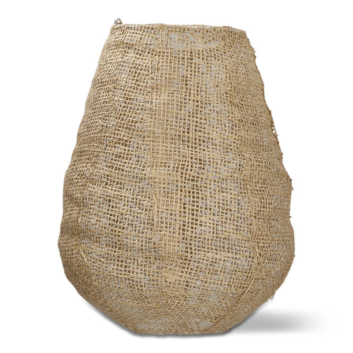 Brown woven lampshade