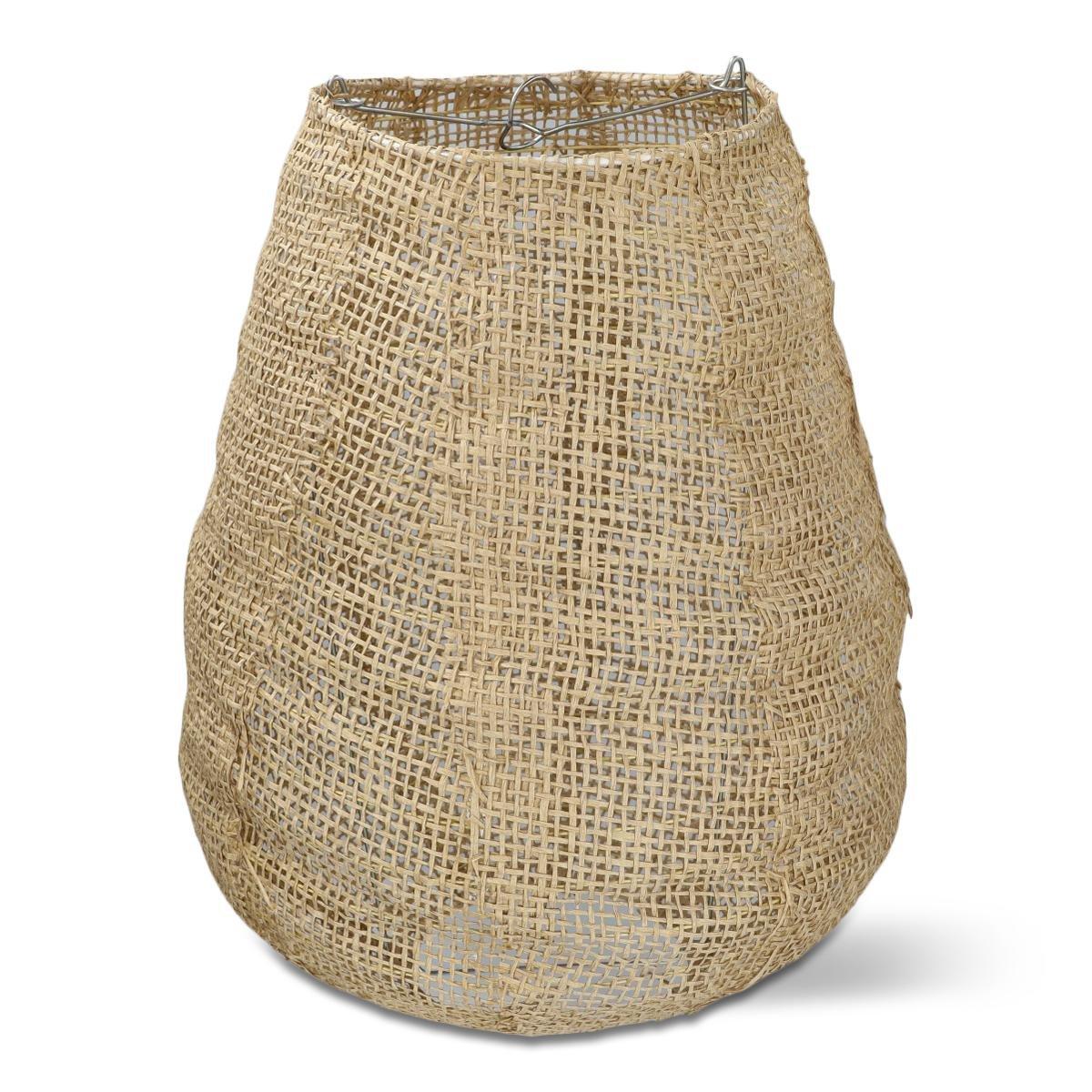 Brown woven lampshade