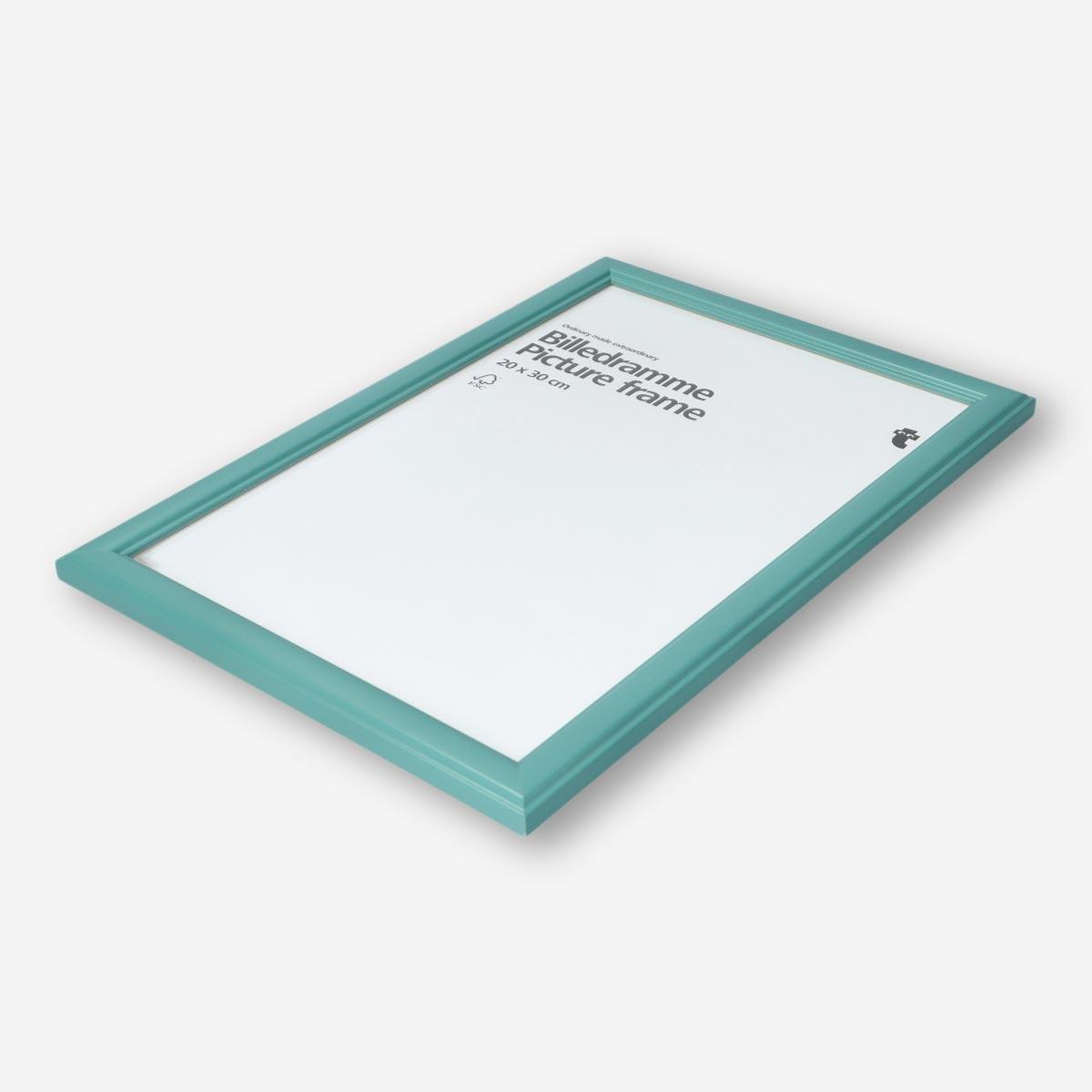 Turquoise picture frame. 20x30 cm
