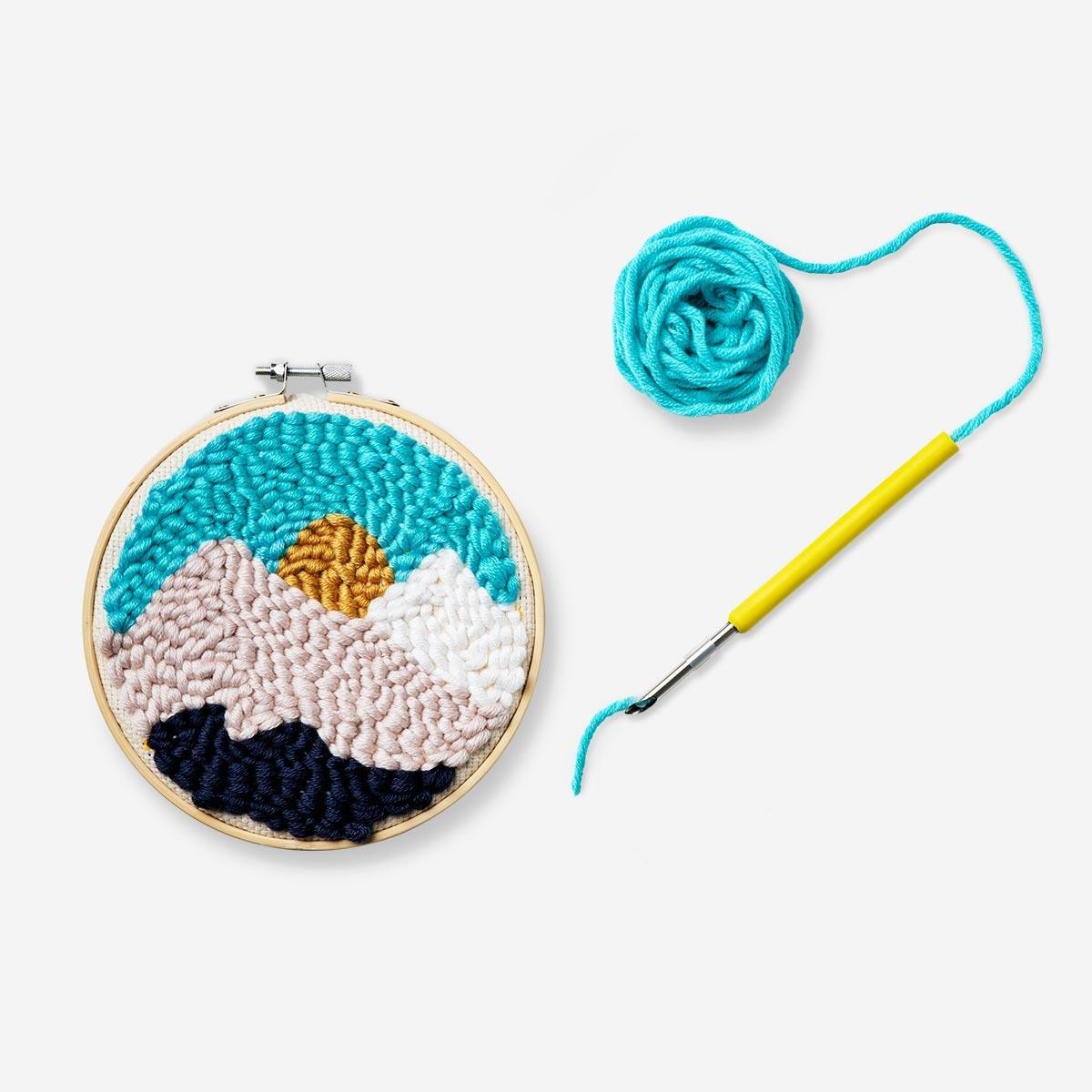 Multicolour Punch Needle Set