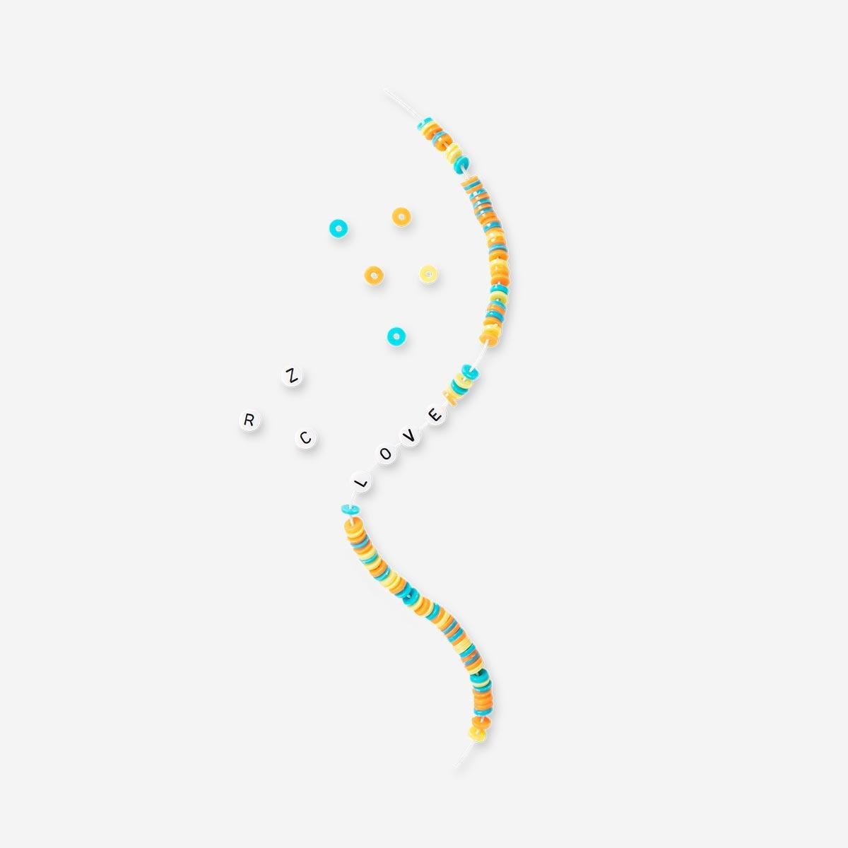 Multicolour diy bracelet kit