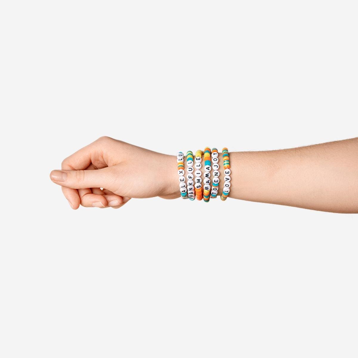 Multicolour diy bracelet kit