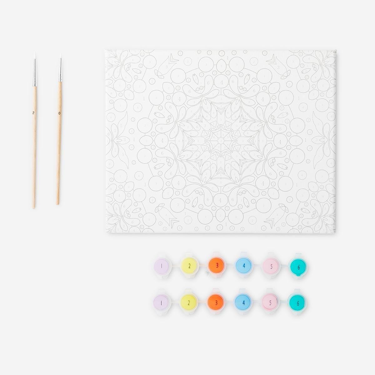 Multicolour Painting Kit. Make Art By Numbers