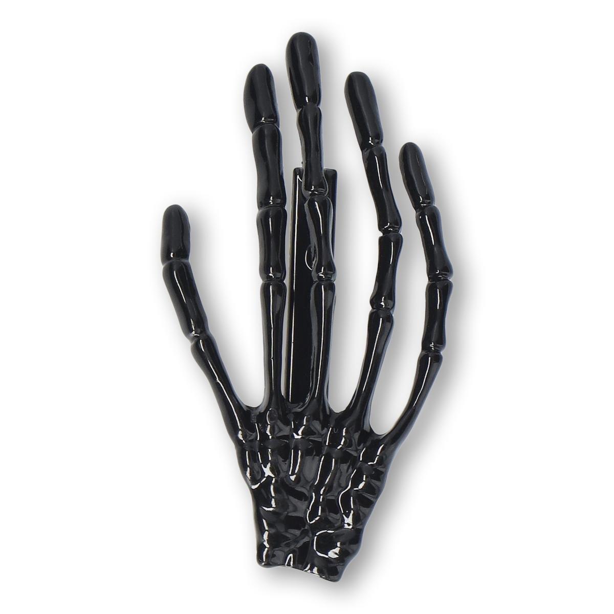 Black Skeleton Hair Clip