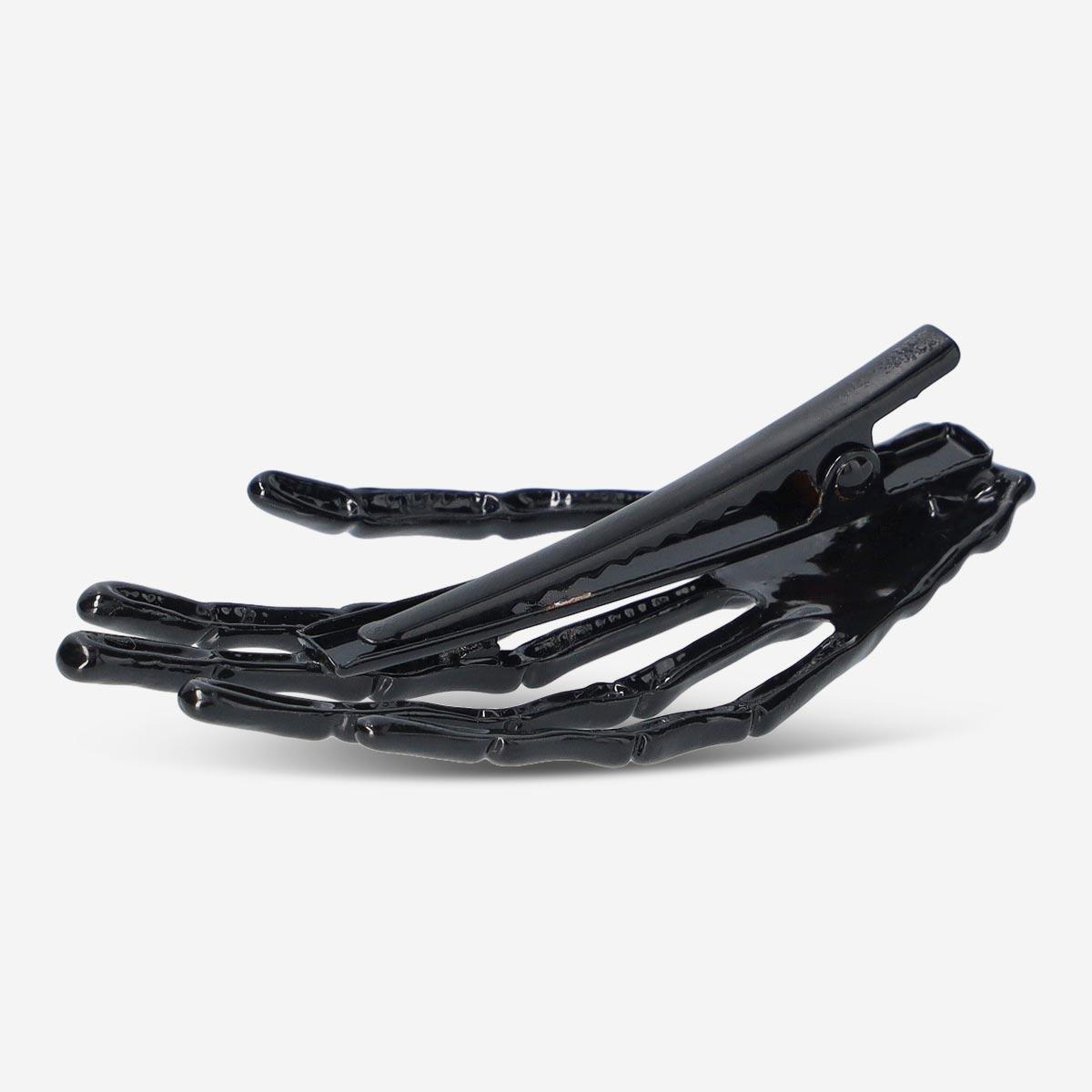 Black Skeleton Hair Clip