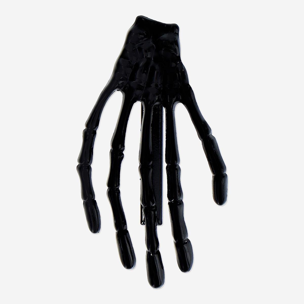 Black Skeleton Hair Clip
