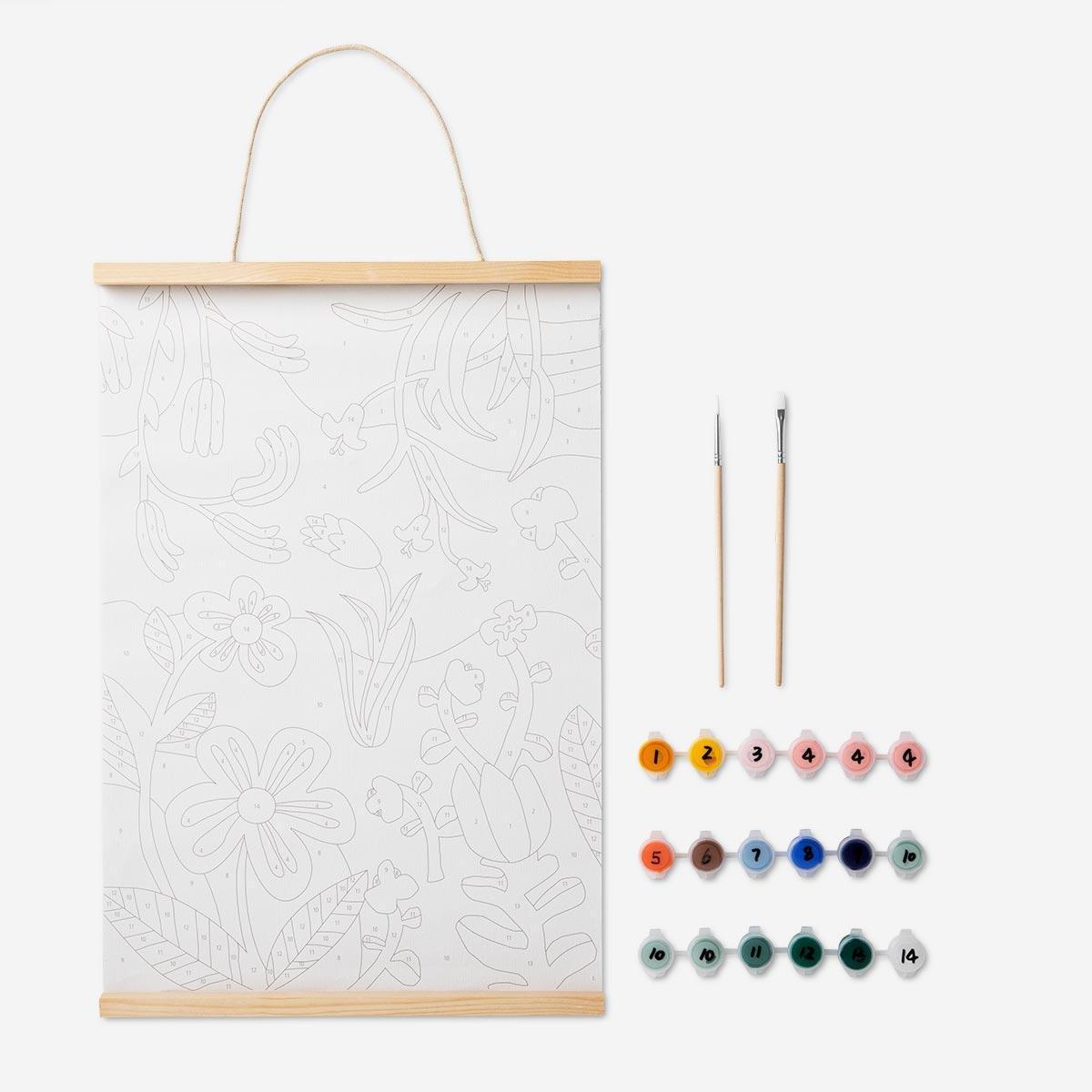 Painting kit. make art by numbers