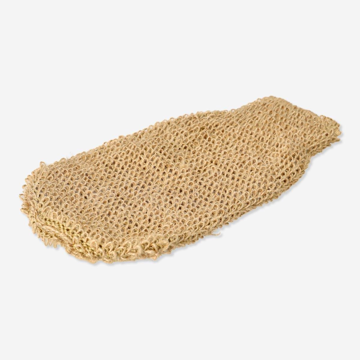 Jute Exfoliating glove