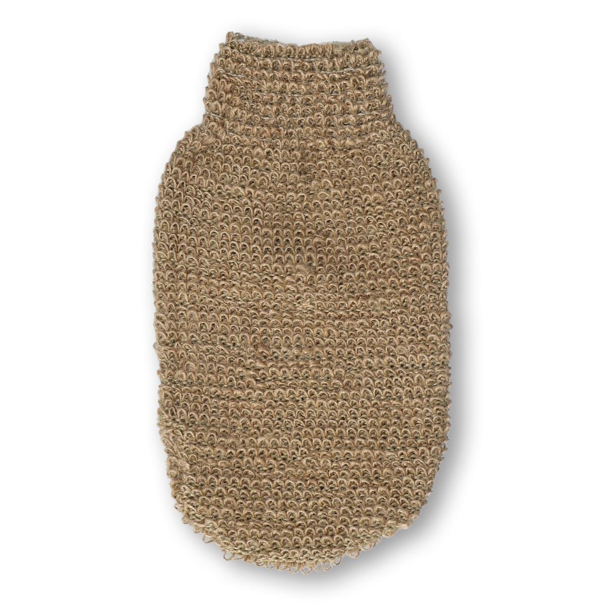 Jute Exfoliating glove