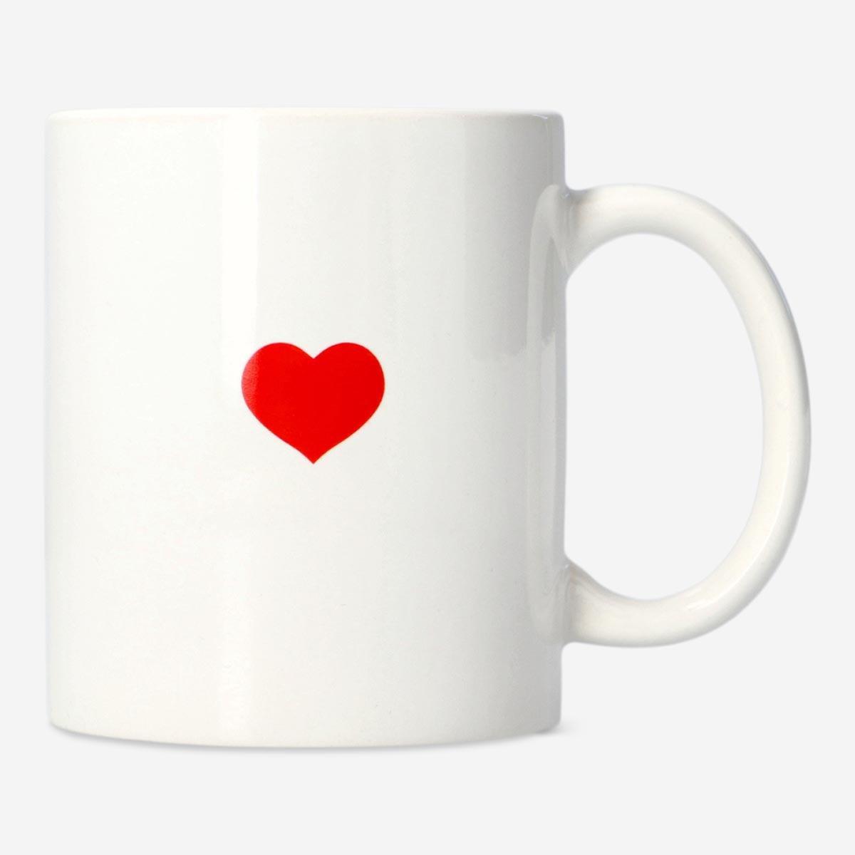 White mom mug