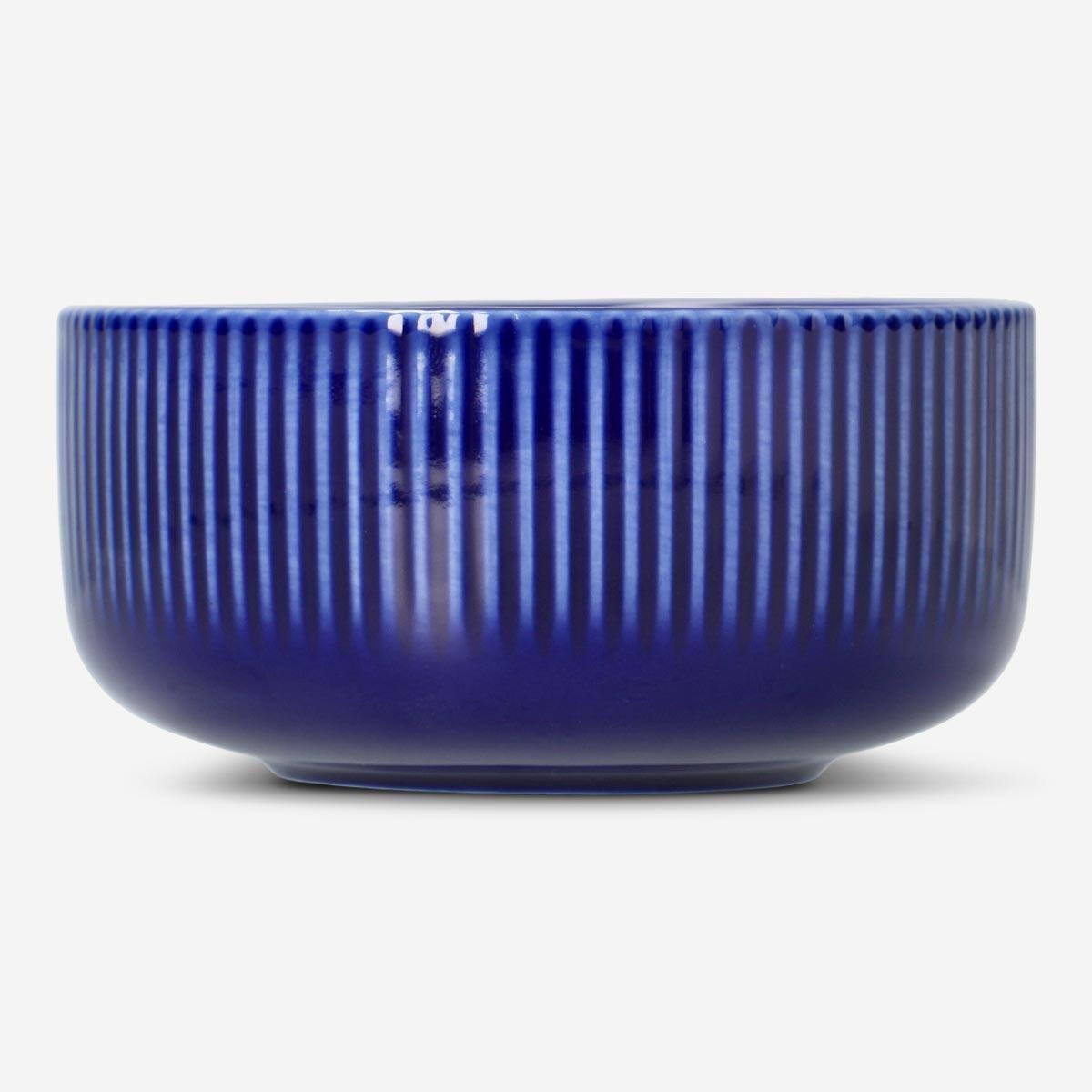Blue ceramic bowl