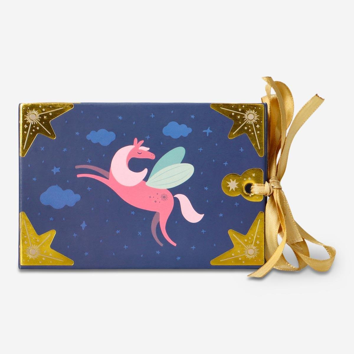 Multicolour play box with winged horses