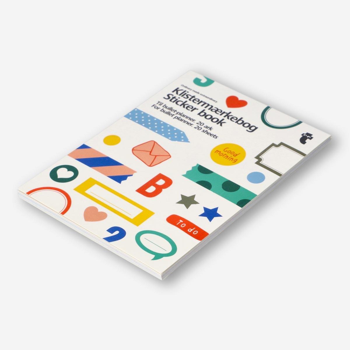 Multicolour sticker book
