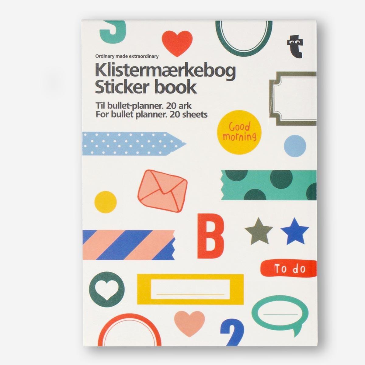 Multicolour sticker book
