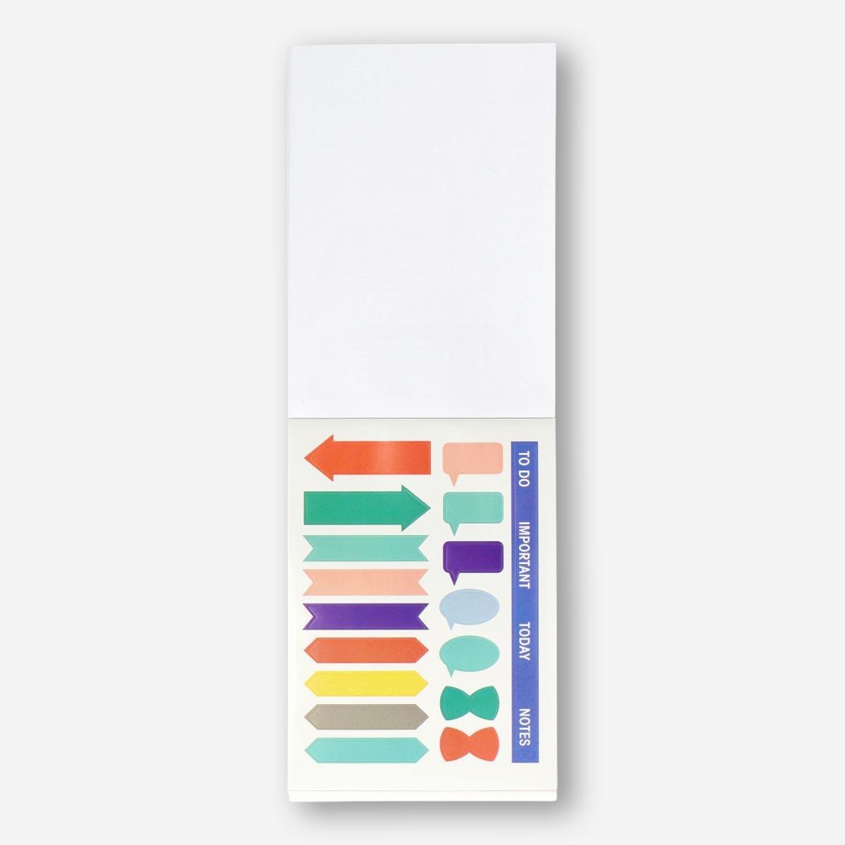Multicolour sticker book
