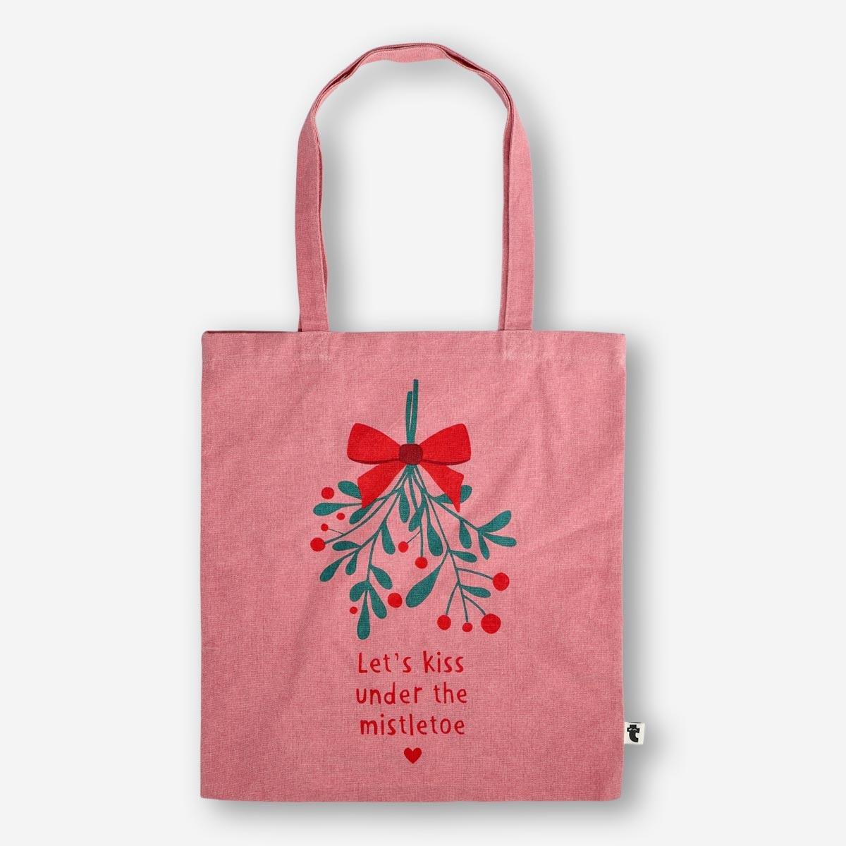 Pink tote bag