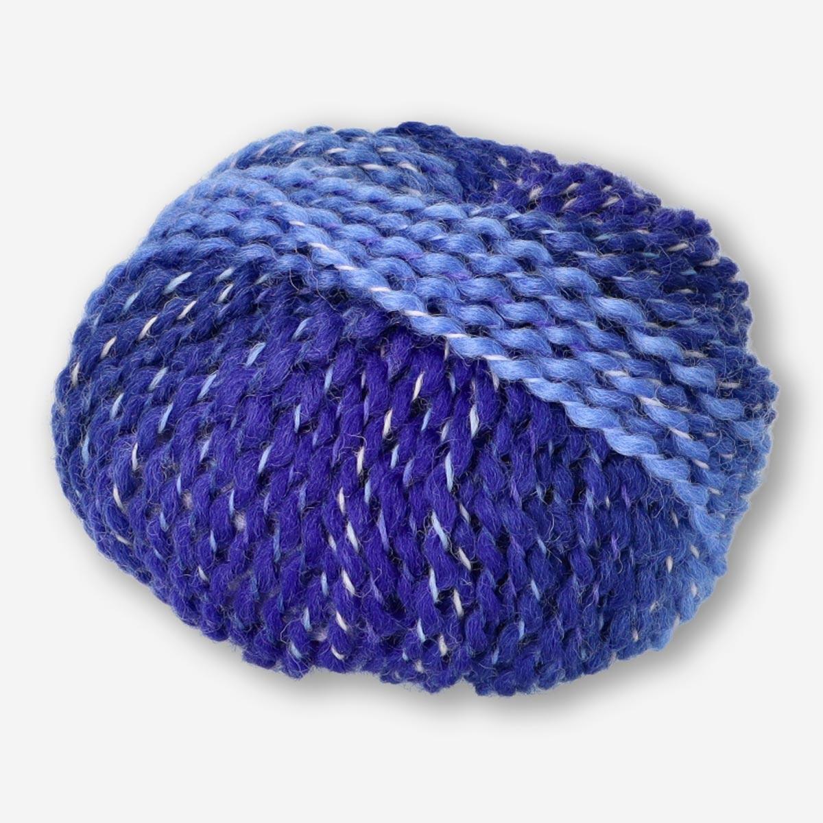 Blue yarn