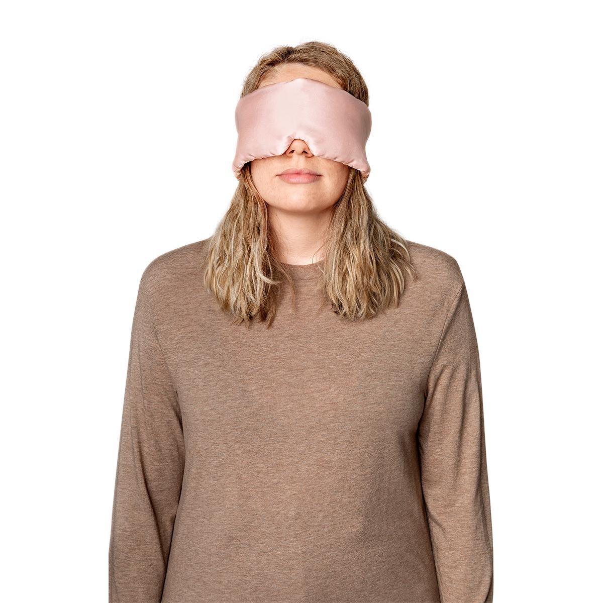 BEIGE      Aromatic eye mask. With lavender and flax seeds