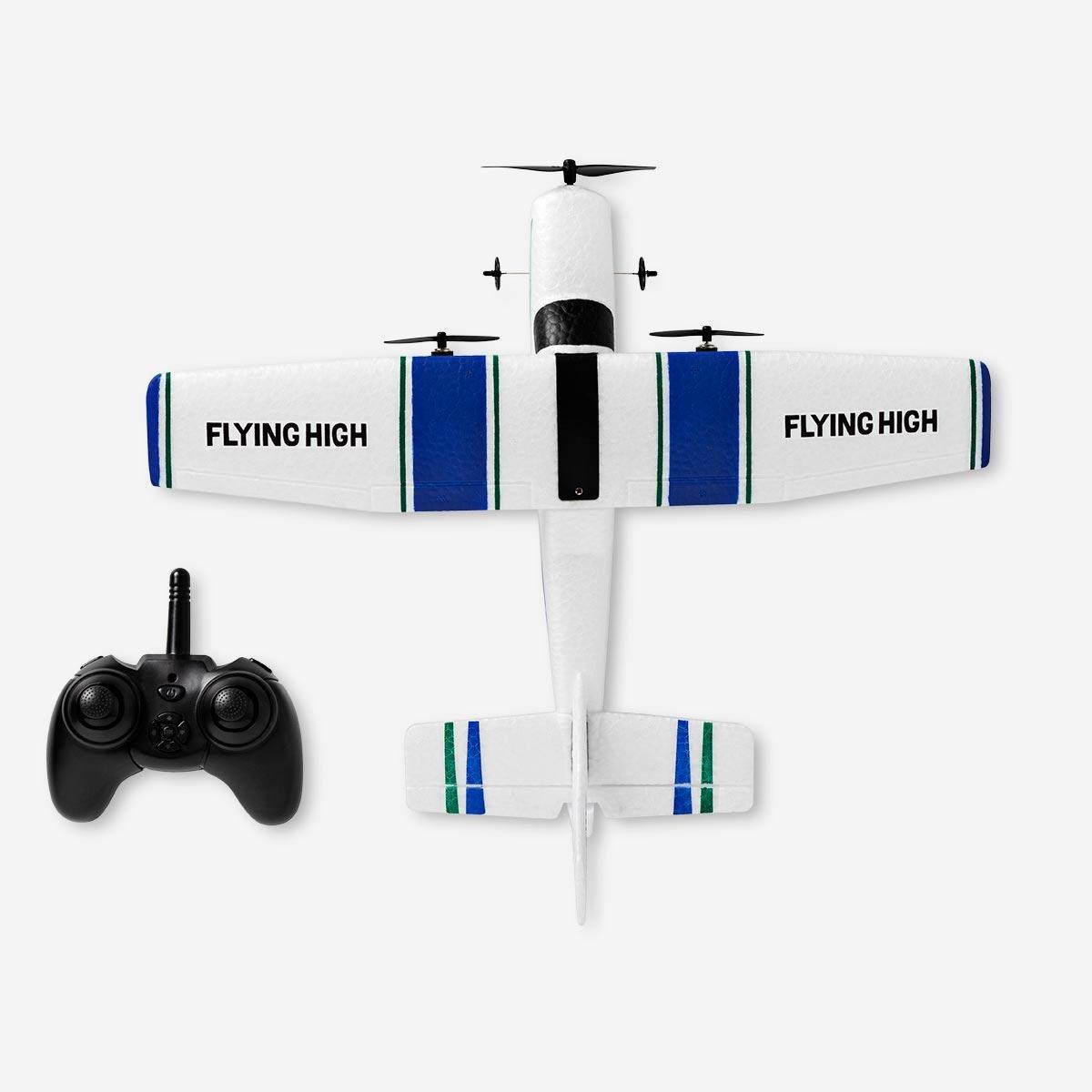 White remote-controlled plane