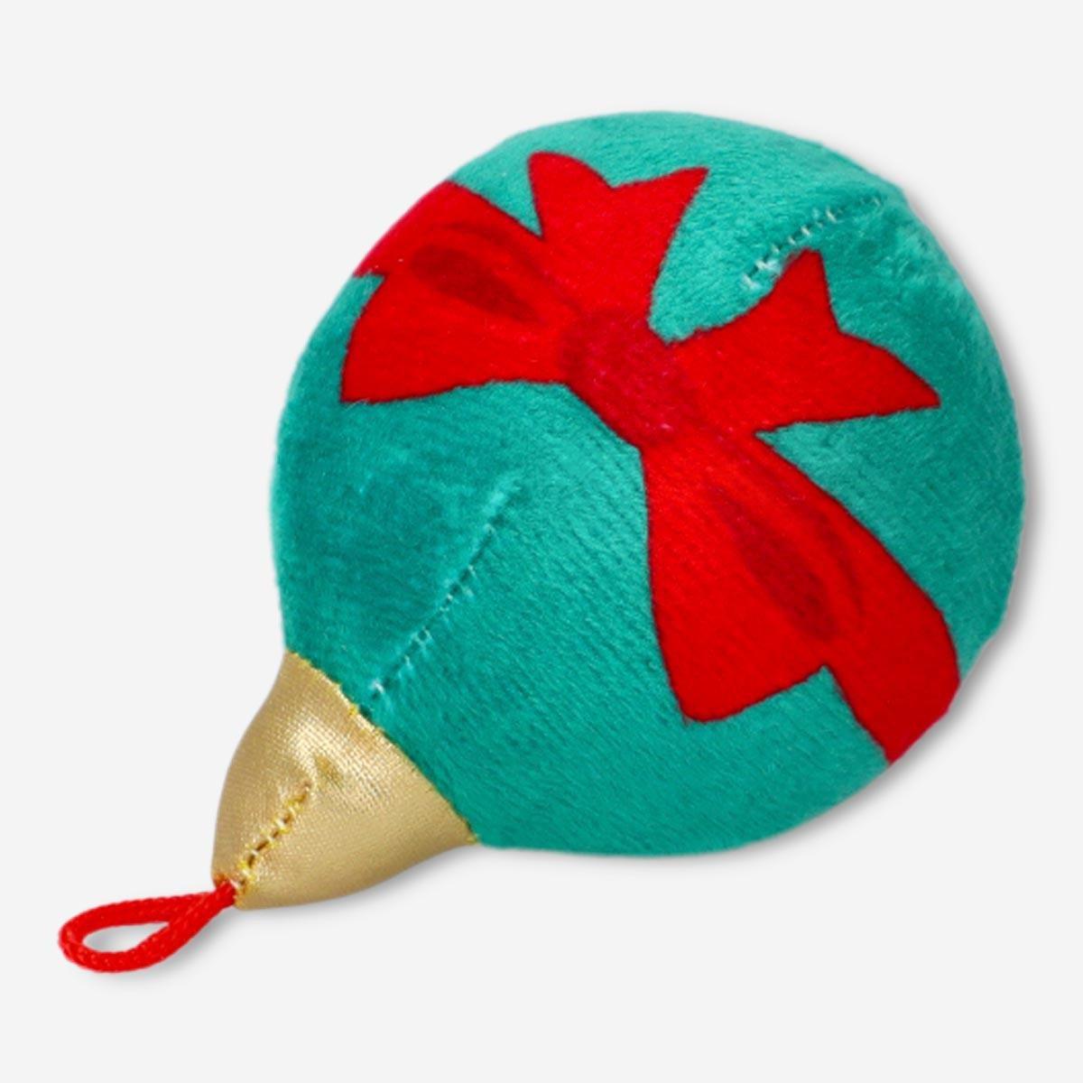 Green pet toy