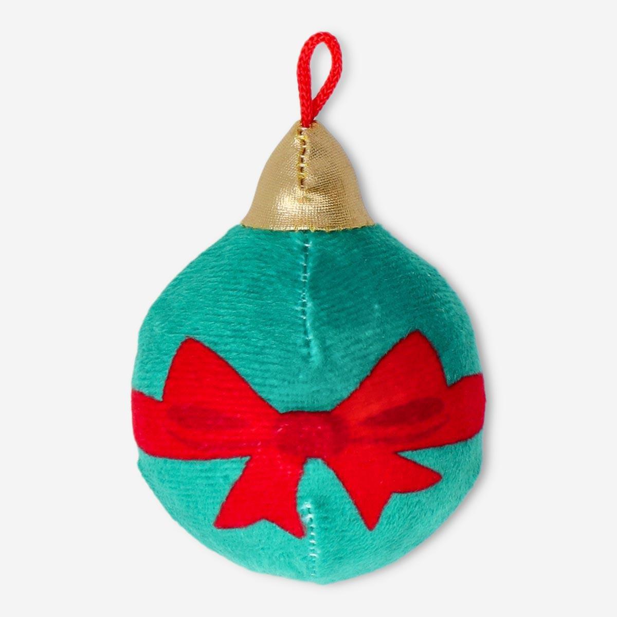 Green pet toy