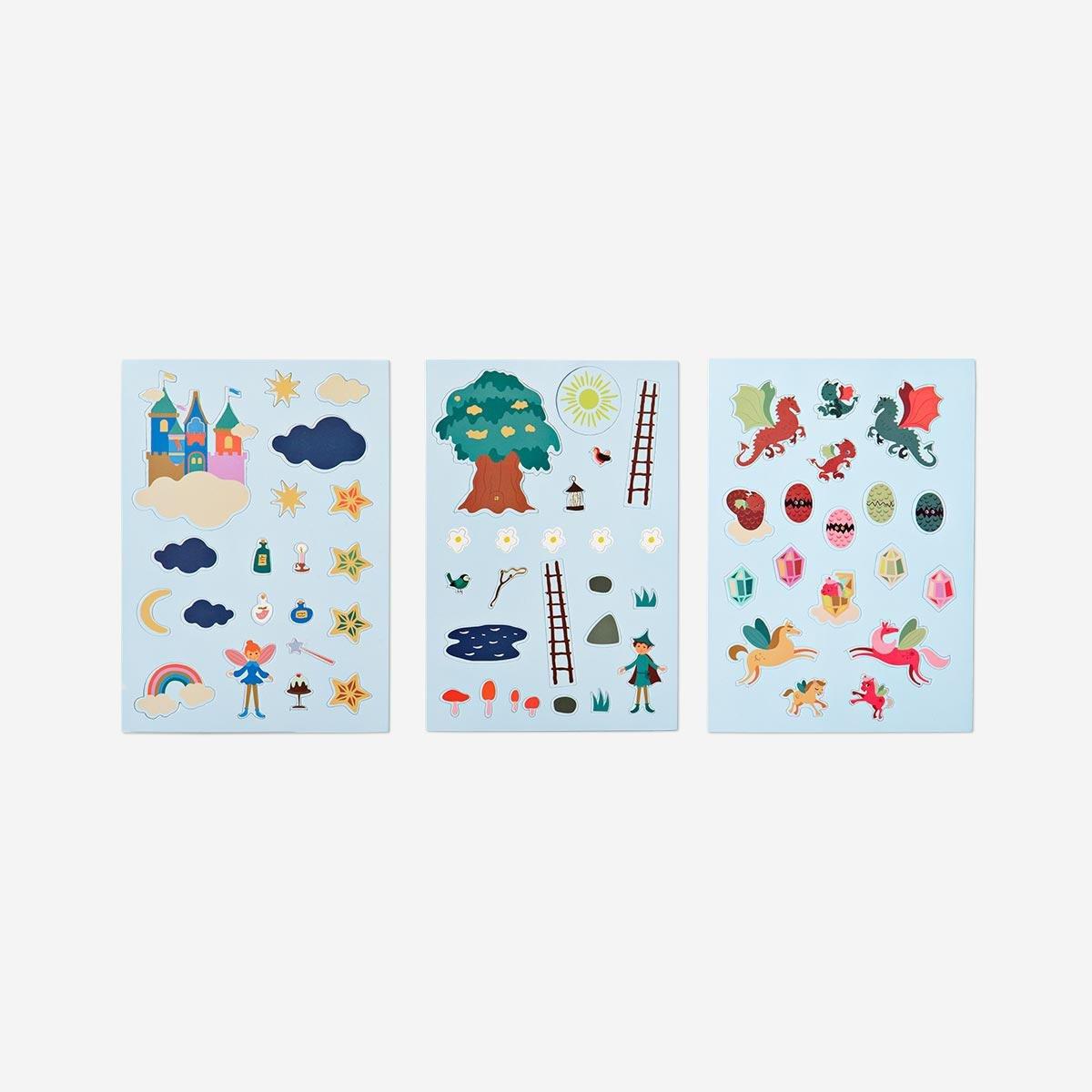 Blue magnetic book. fairytales