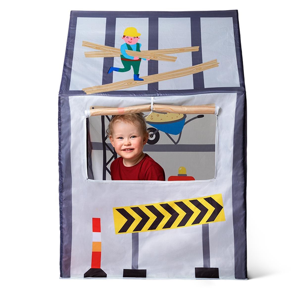 Grey play tent. 110 cm