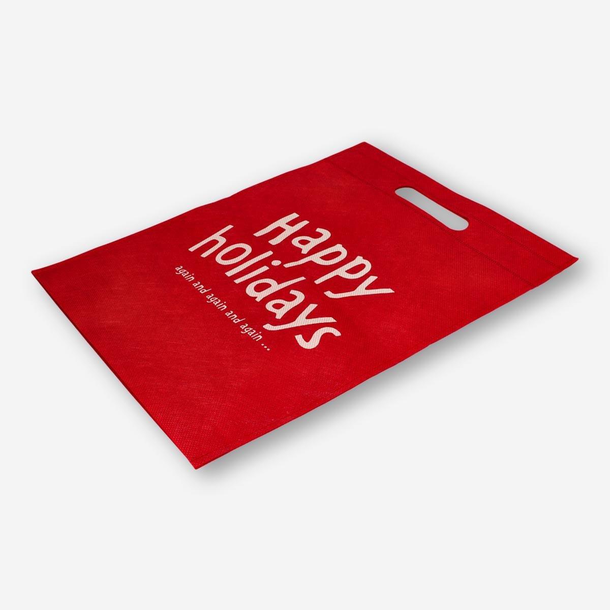 Red cotton bag