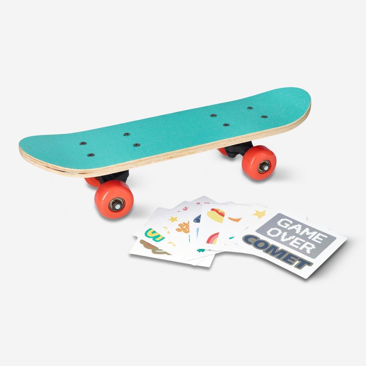 Green skateboard