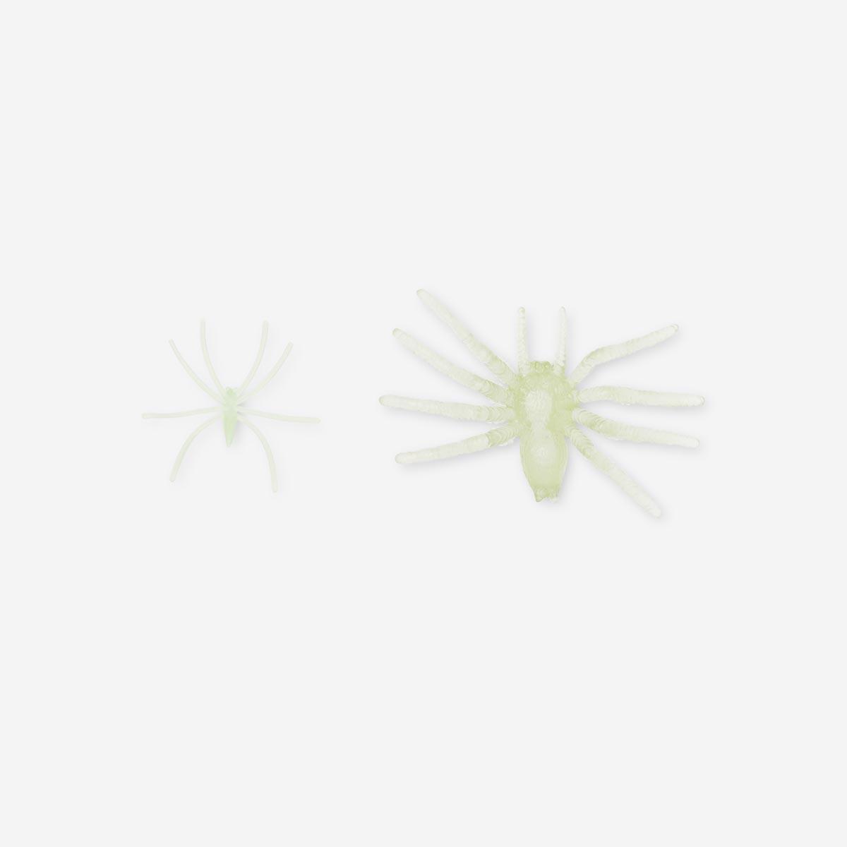 Multicolour Glow In The Dark Spiders