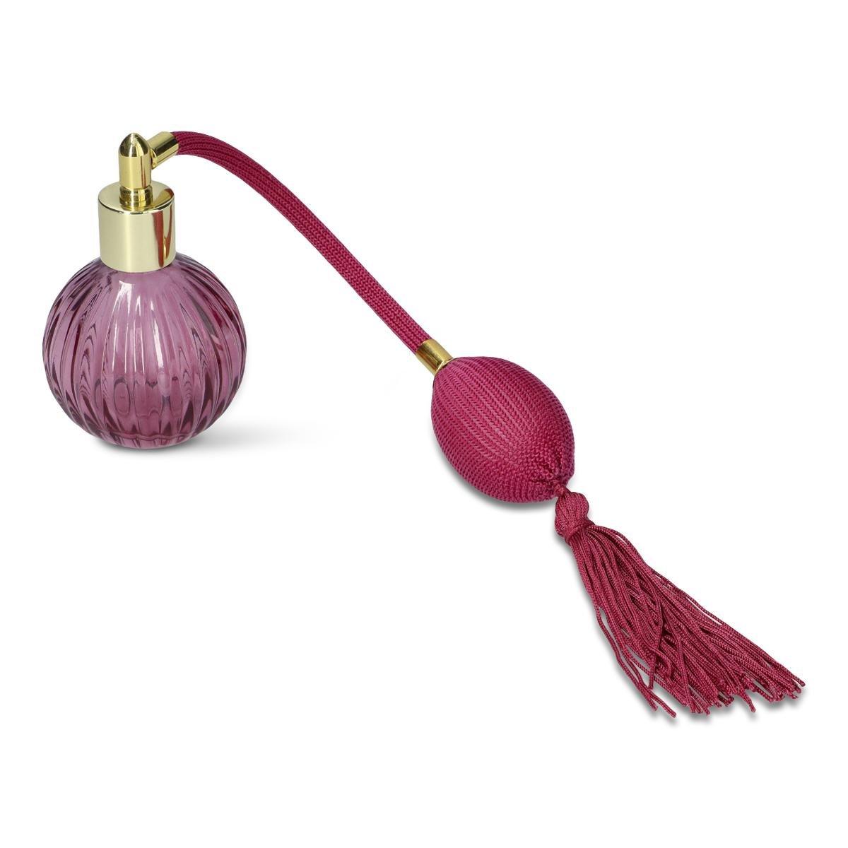 Pink perfume flacon
