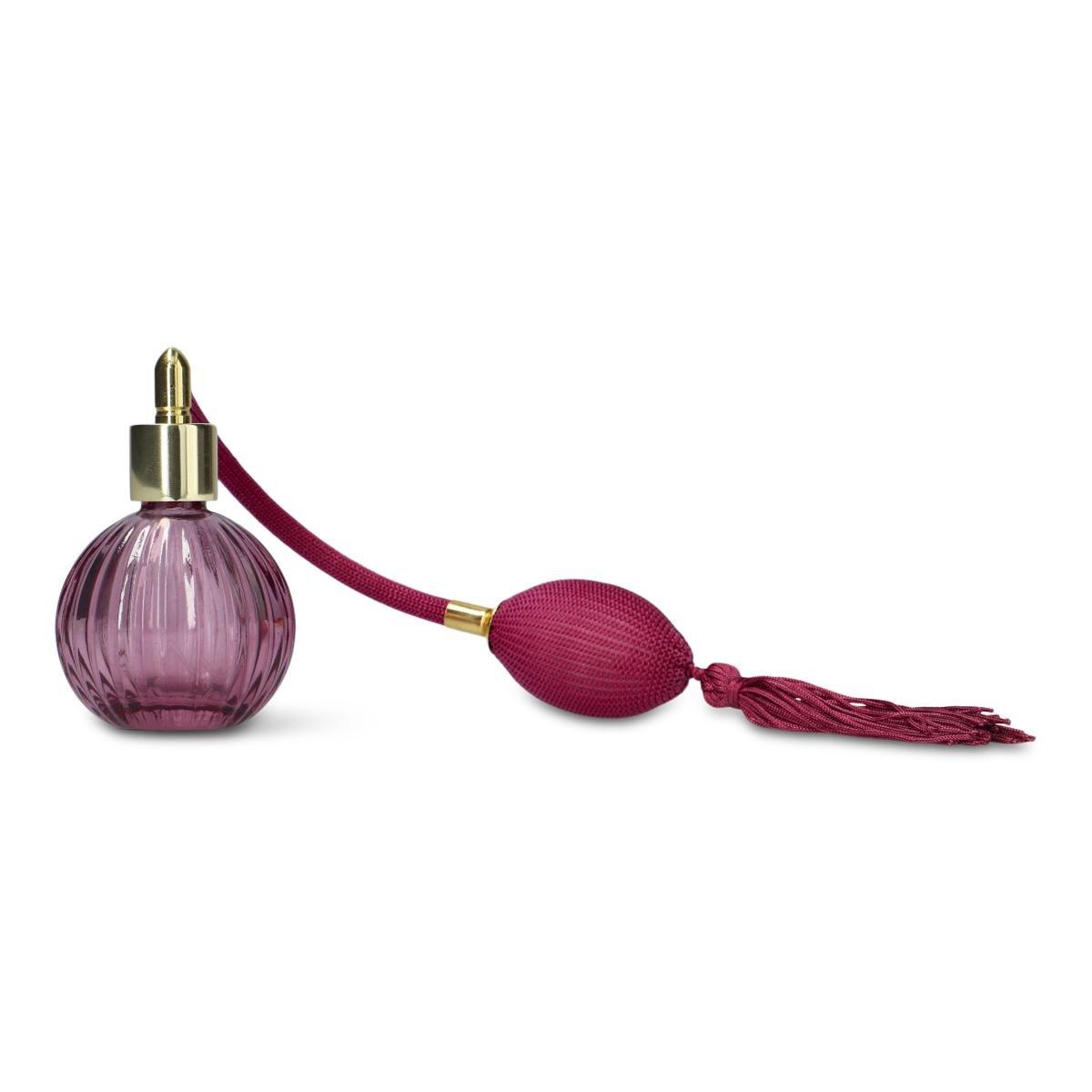 Pink perfume flacon