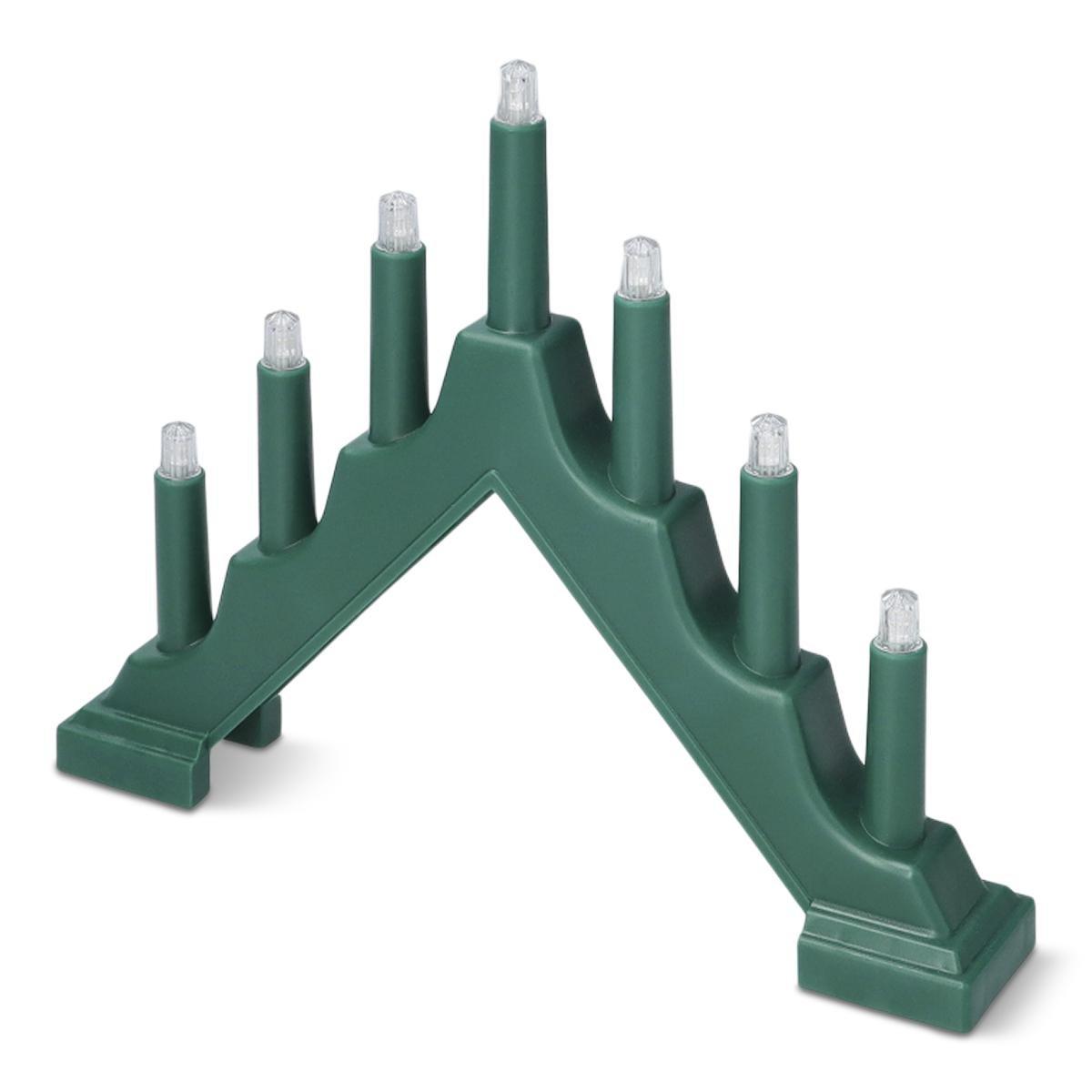Green led lights on holder