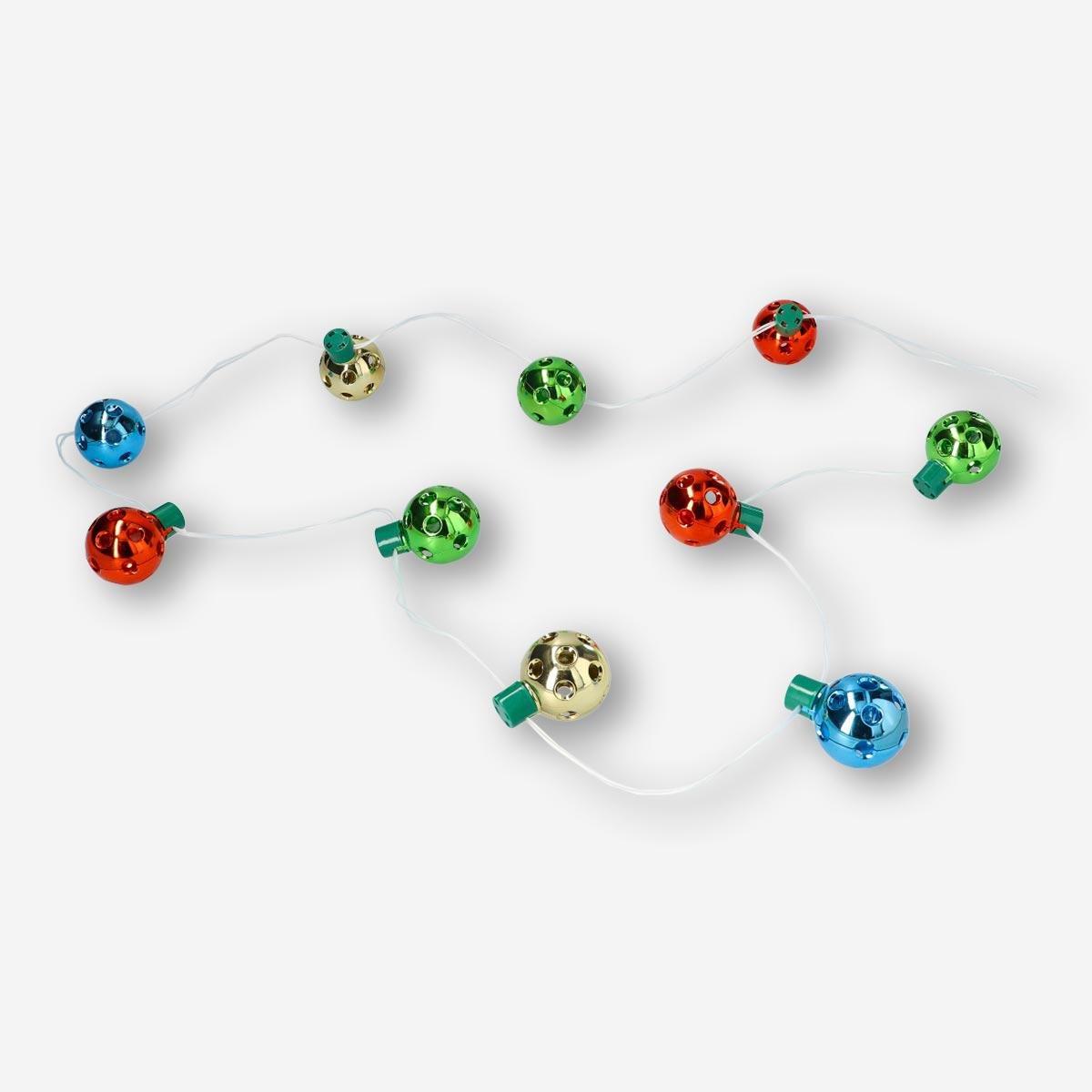Multicolour string lights. 285 cm