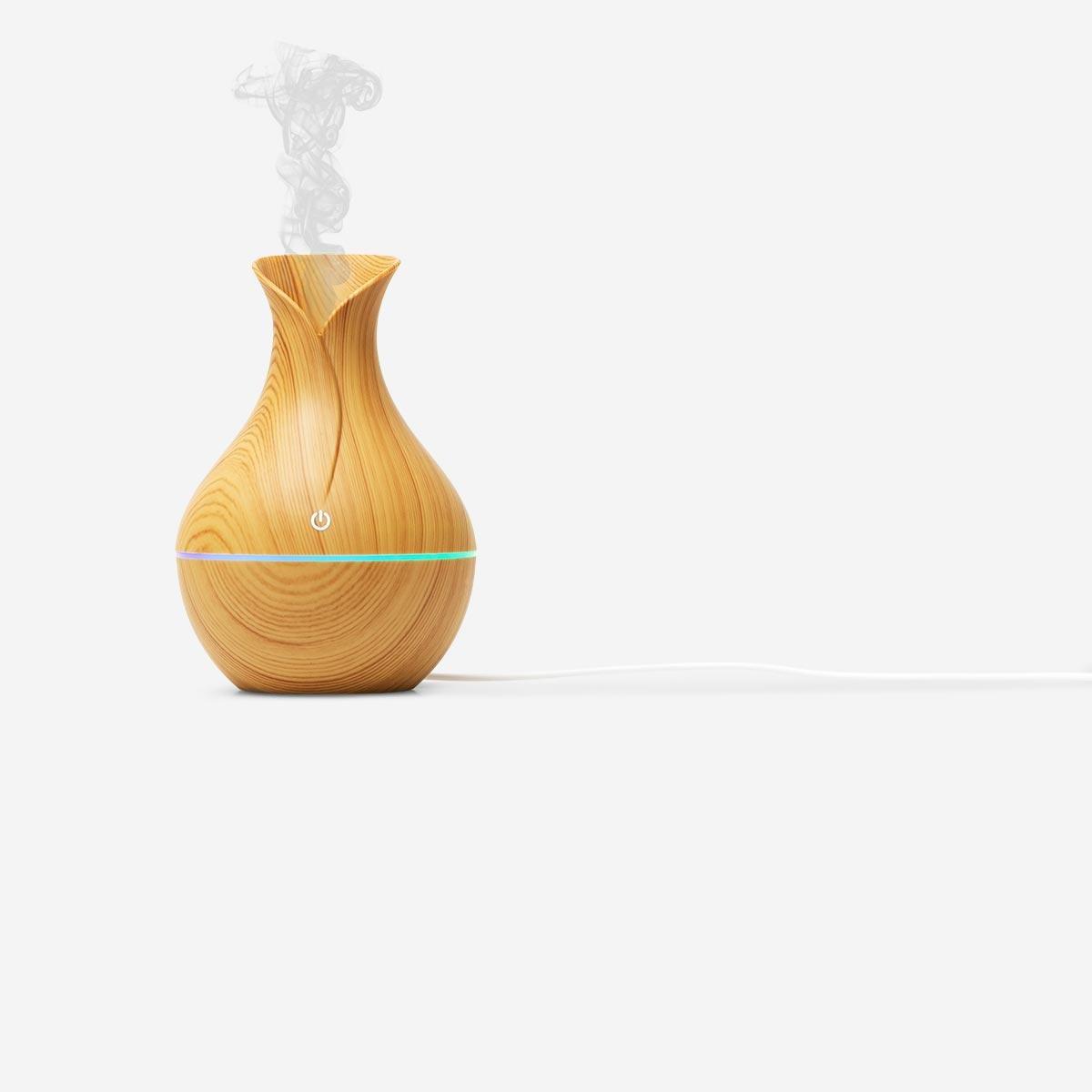 Brown wooden humidifier