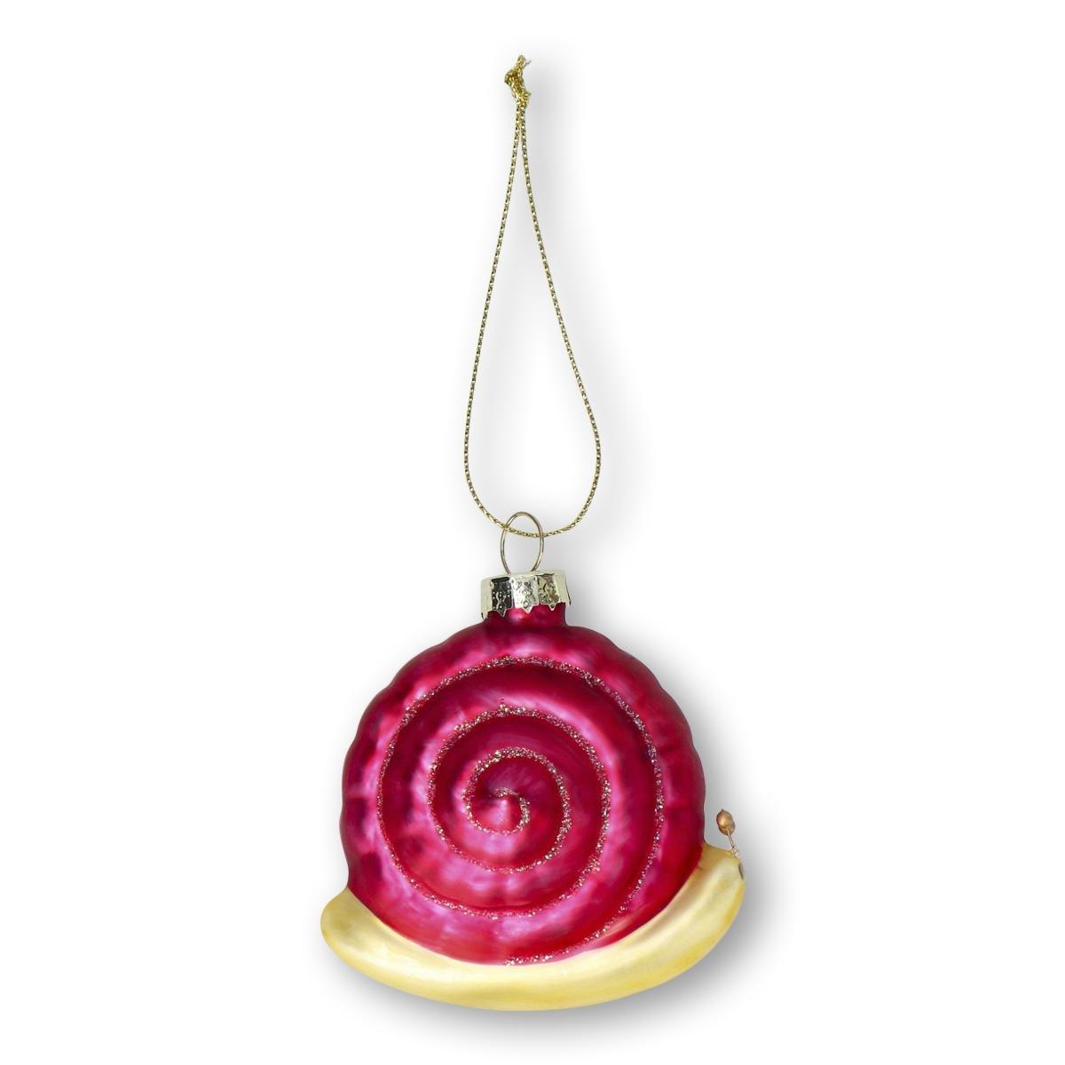 Red snail christmas bauble