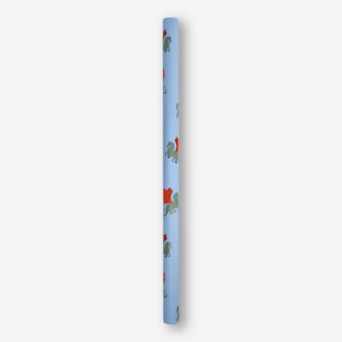 Blue wrapping paper
