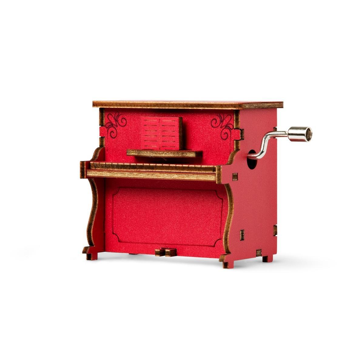 Red build-your-own music box